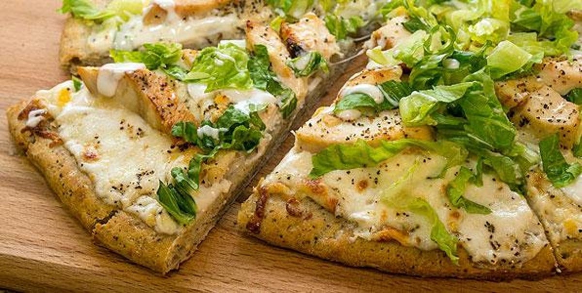 Chicken Caesar Pizza.