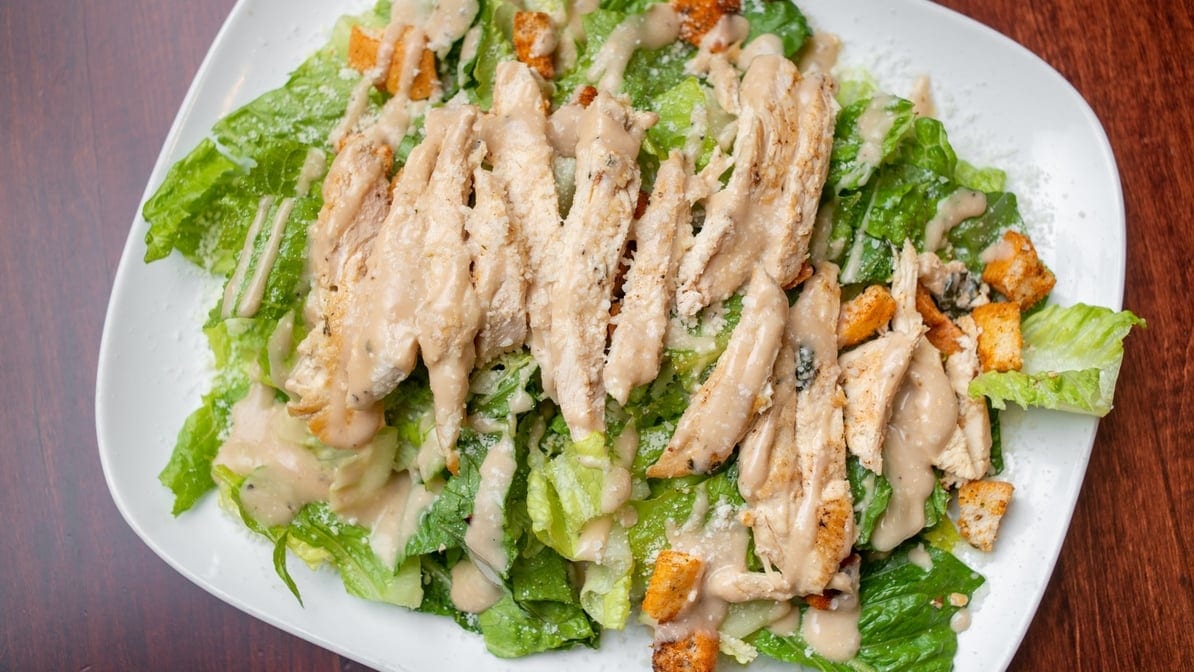 Chicken Caesar Salad.