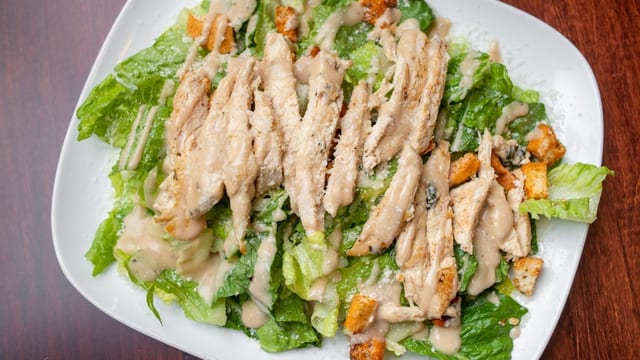 Chicken Caesar Salad.