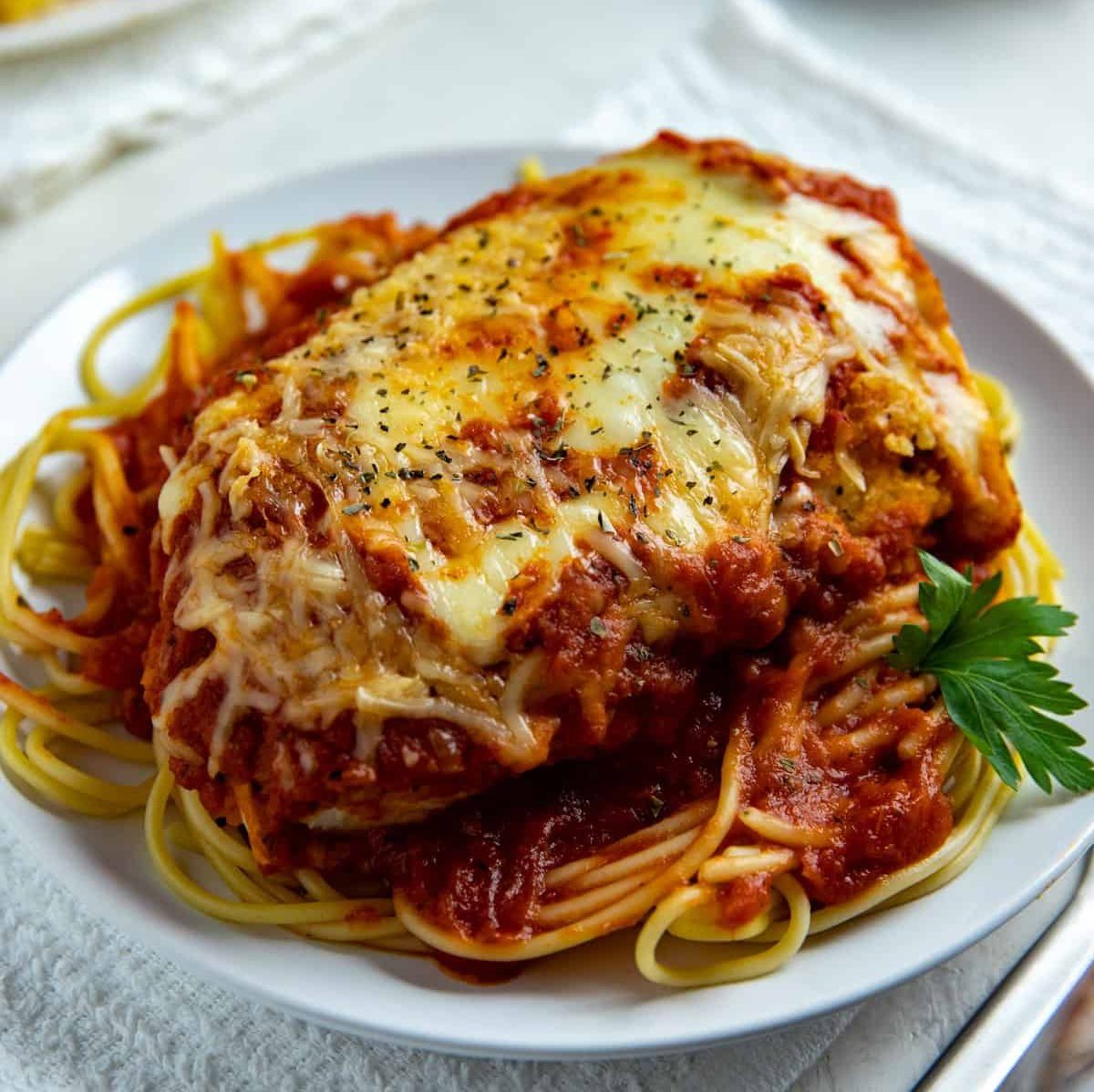 Chicken Parmigiana.