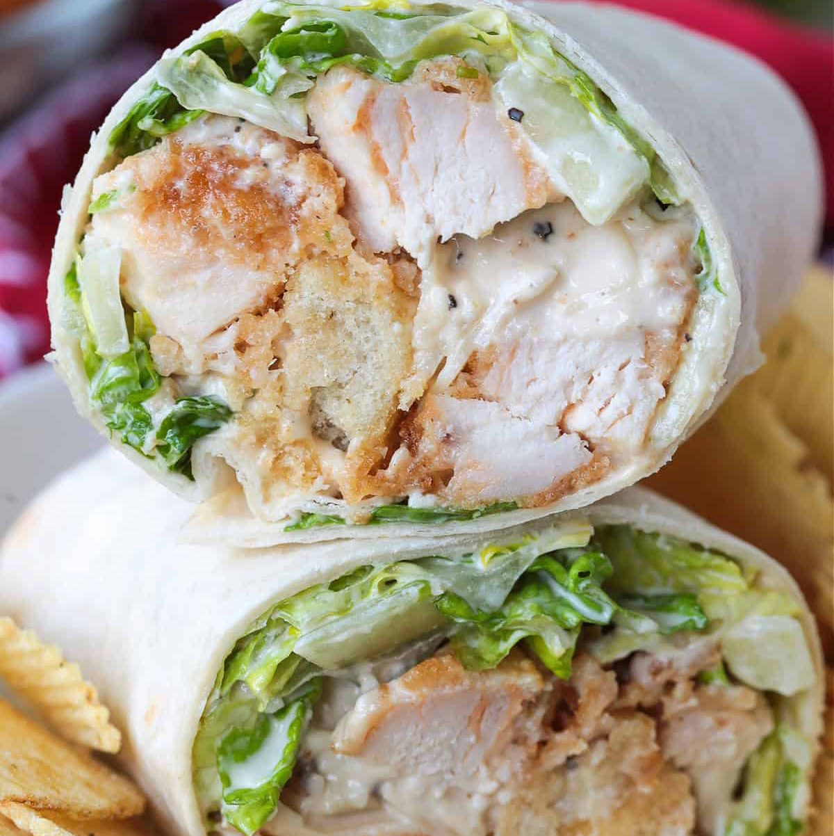 Chicken Caesar Wrap.