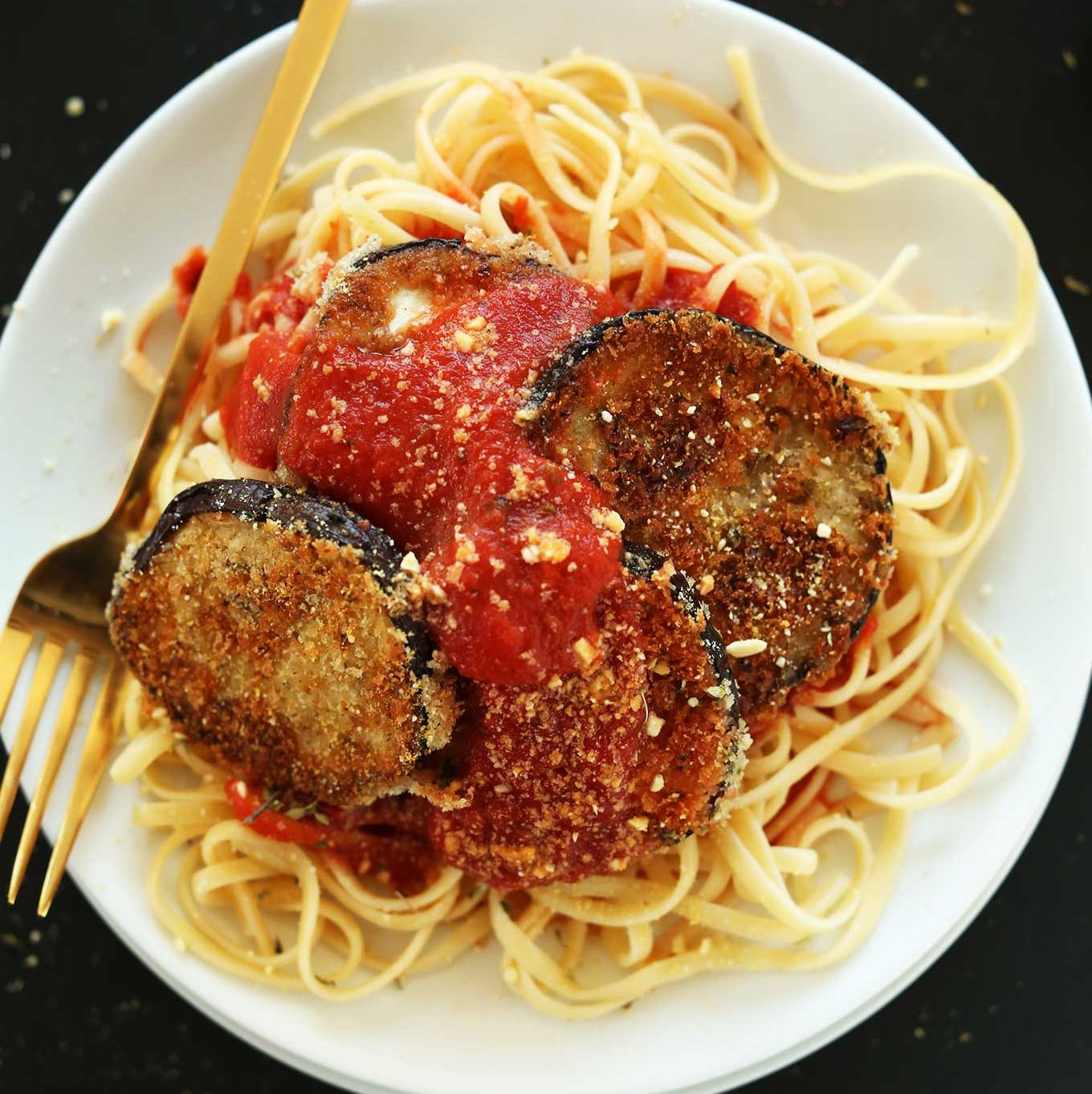 Eggplant Parmigiana.