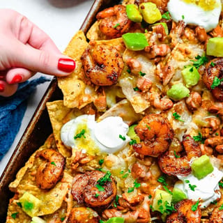 Camaron (Shrimp) Nachos