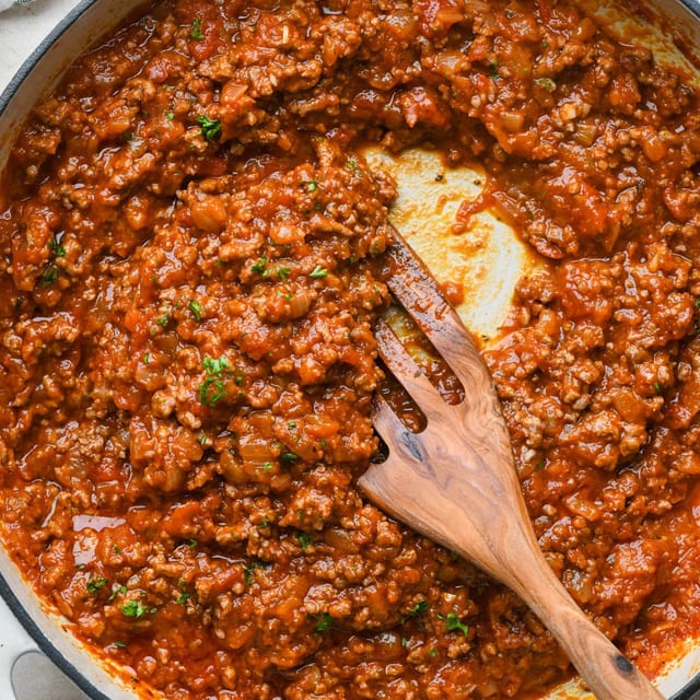 Meat Sauce.