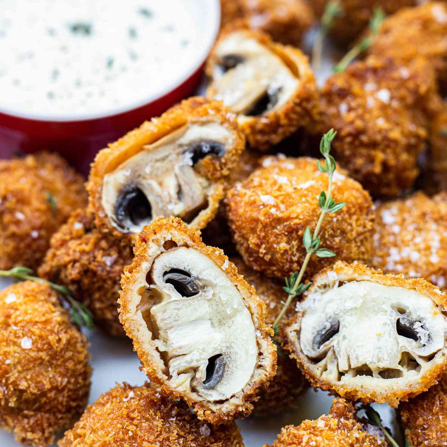 Fried Mushrooms.