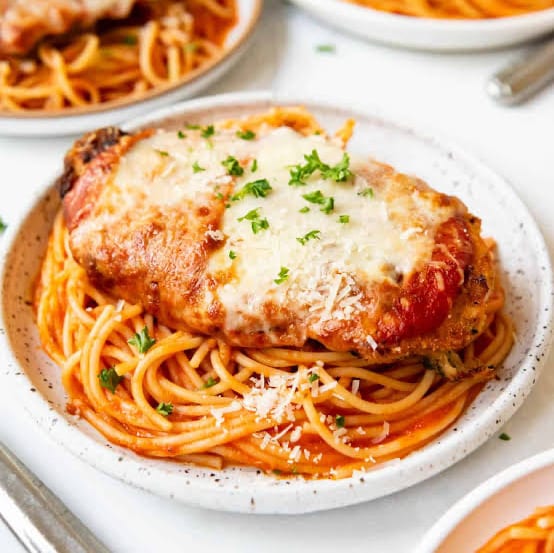 Kids Chicken Parm & Pasta.
