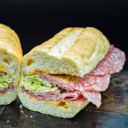 Genoa Salami & Cheese Sub.