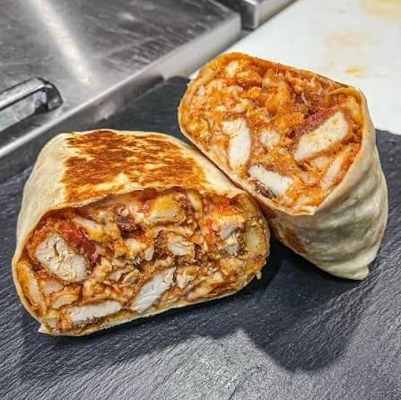 Chicken Parmigiana Wrap.