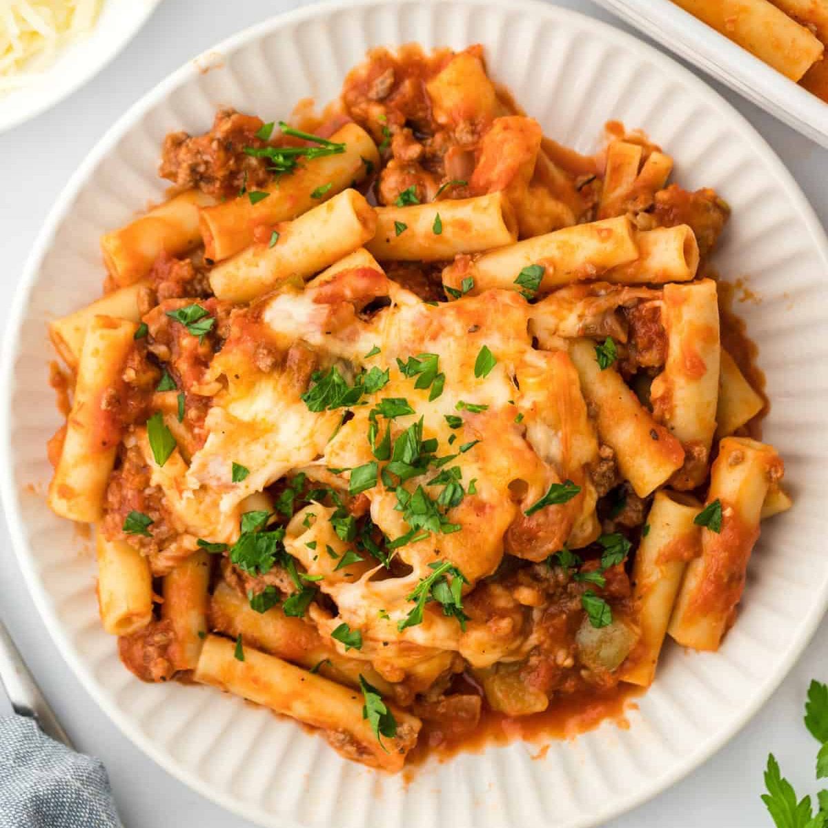 Baked Penne Mama Mia.
