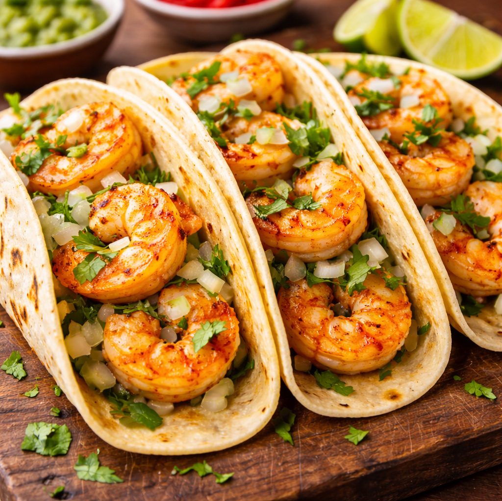 Camaron (Shrimp) Taco.