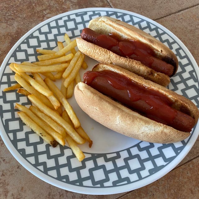 Kids Hot Dog & Fries.