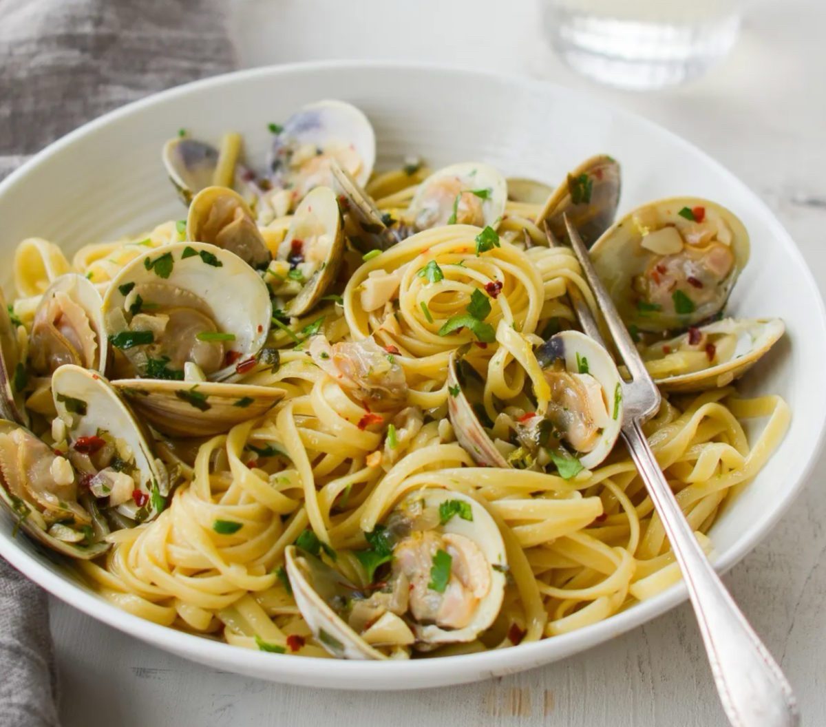 Pasta & Clam Sauce (White or Red).