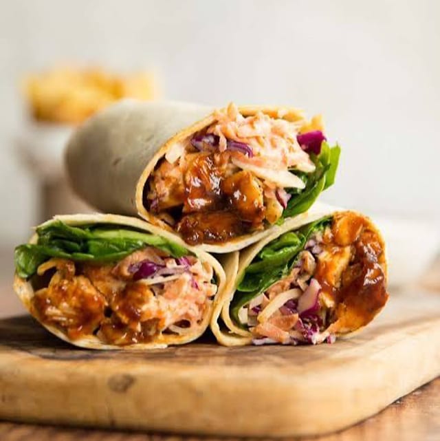 BBQ Chicken Wrap.
