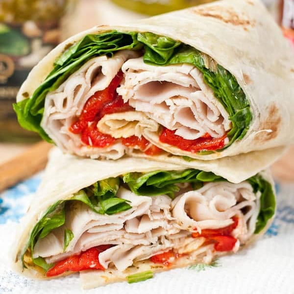 Turkey Sub Wrap.