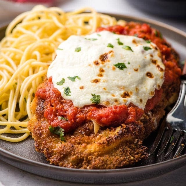 Veal Parmigiana.