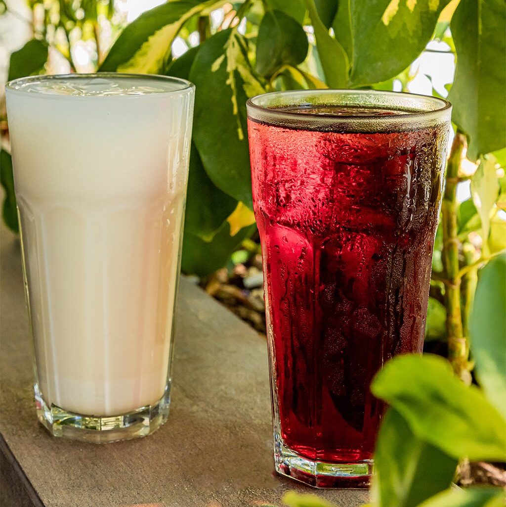 Homemade Aguas Frescas.