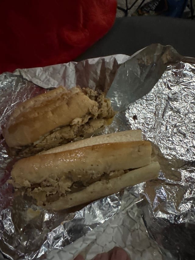 Chicken Cheesesteak Sub.