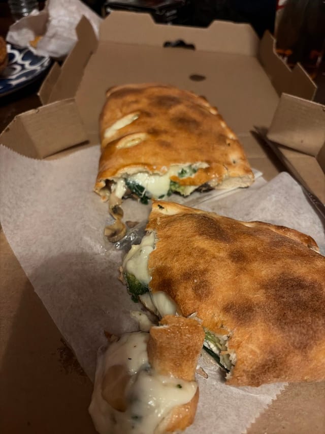 Vegetarian Calzone.