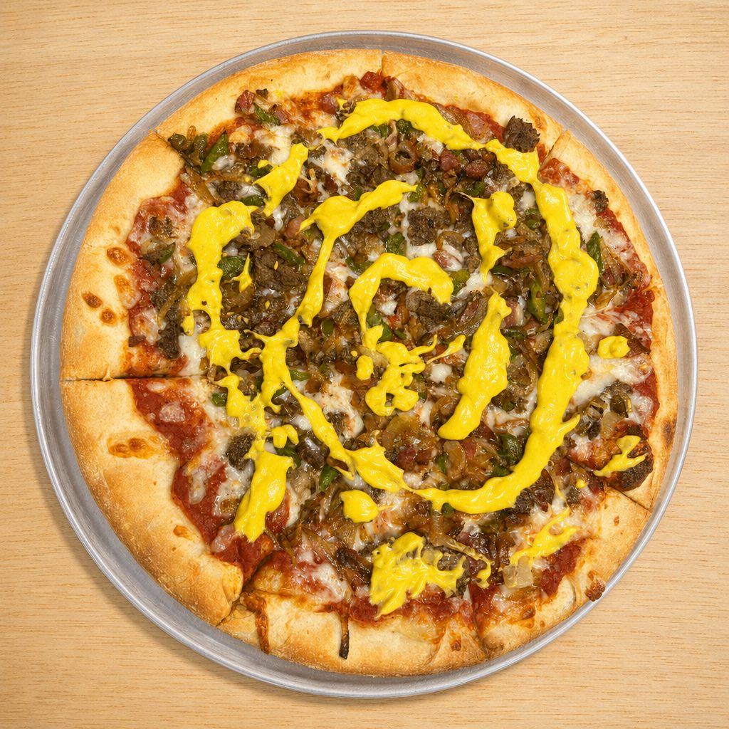 Bacon Cheeseburger Pizza.
