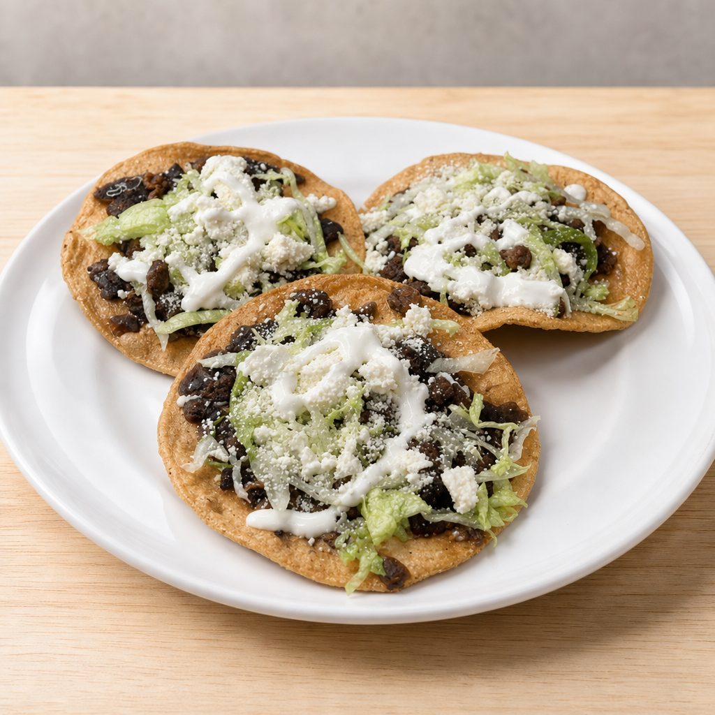 Bistec (Steak) Tostada.