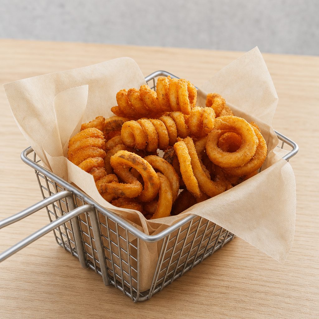 Curly Seasoned Fries.