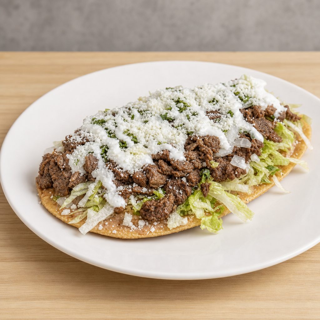 Bistec (Steak) Huarache.