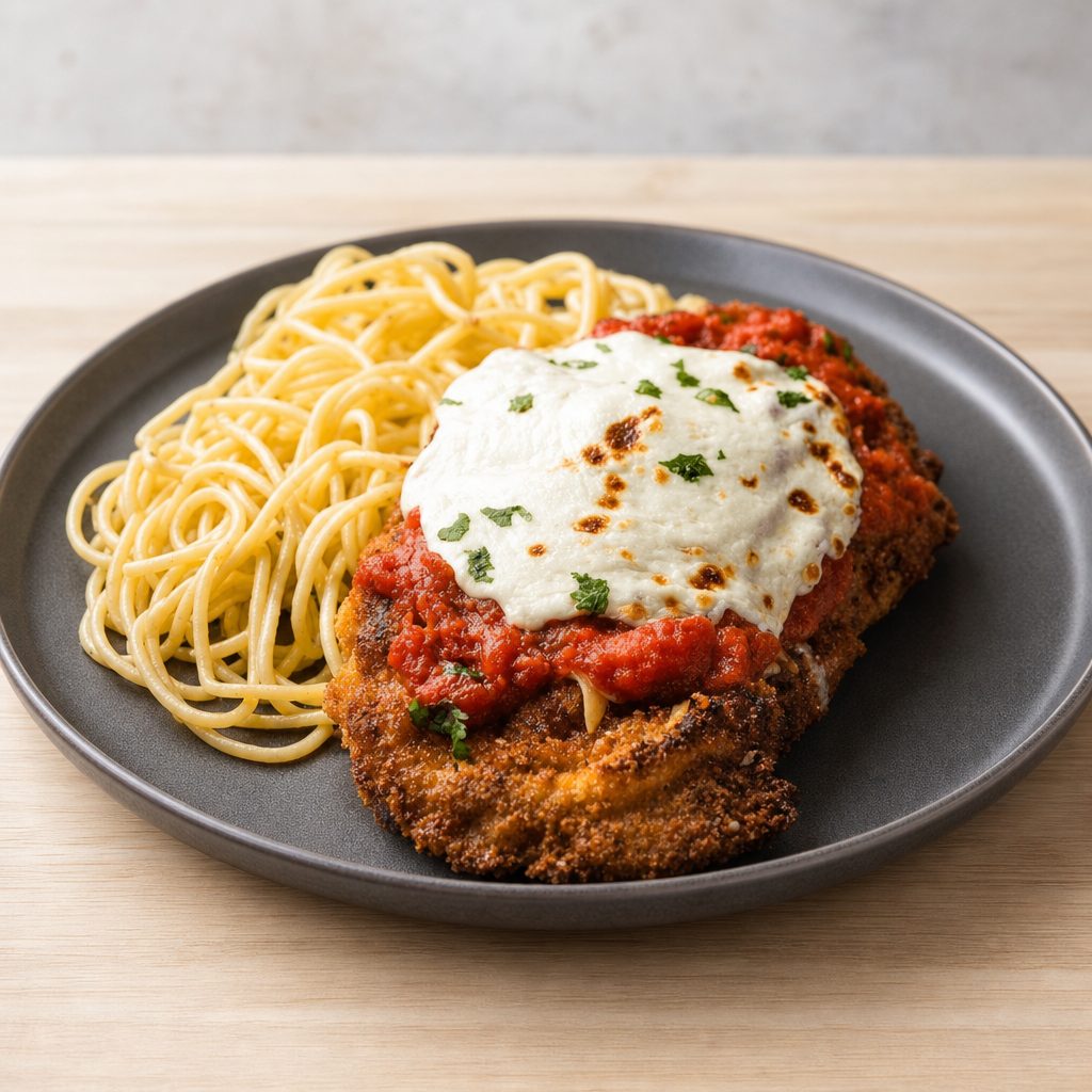 Veal Parmigiana.