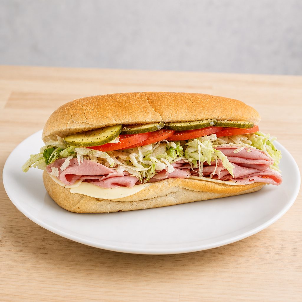 Ham & Cheese Sub.