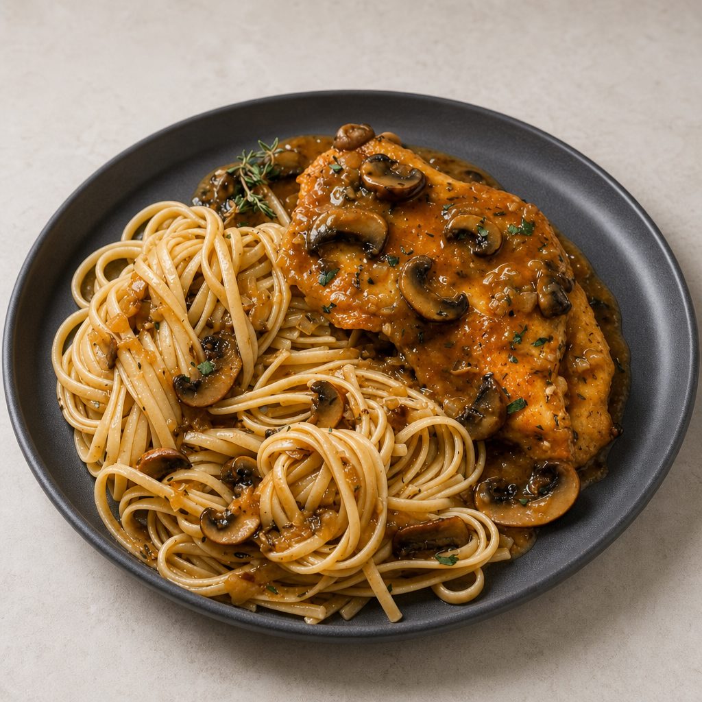 Chicken Marsala.