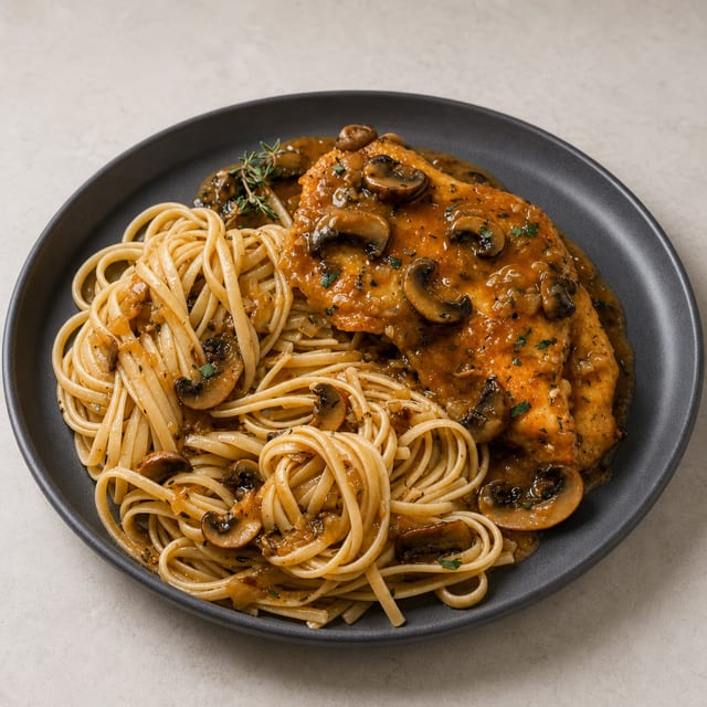 Chicken Marsala.