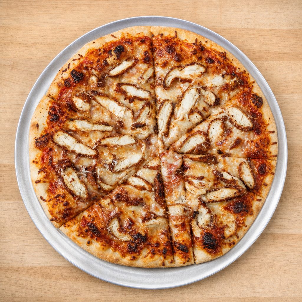 Chicken Parm Pizza.