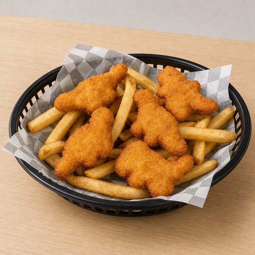Kids Chicken Nuggets & Fries.