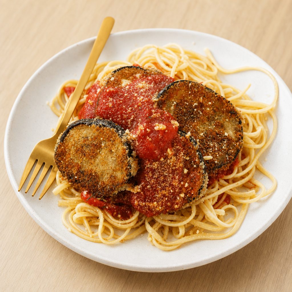 Eggplant Parmigiana.