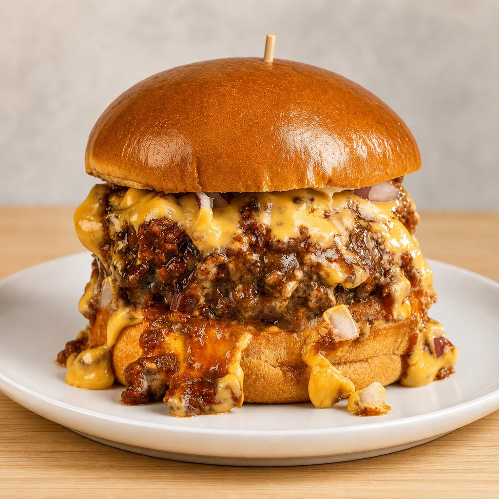 Chili Cheese Burger.
