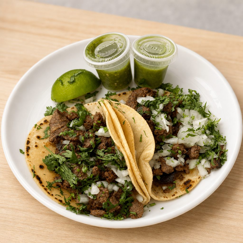 Bistec (Steak) Taco.