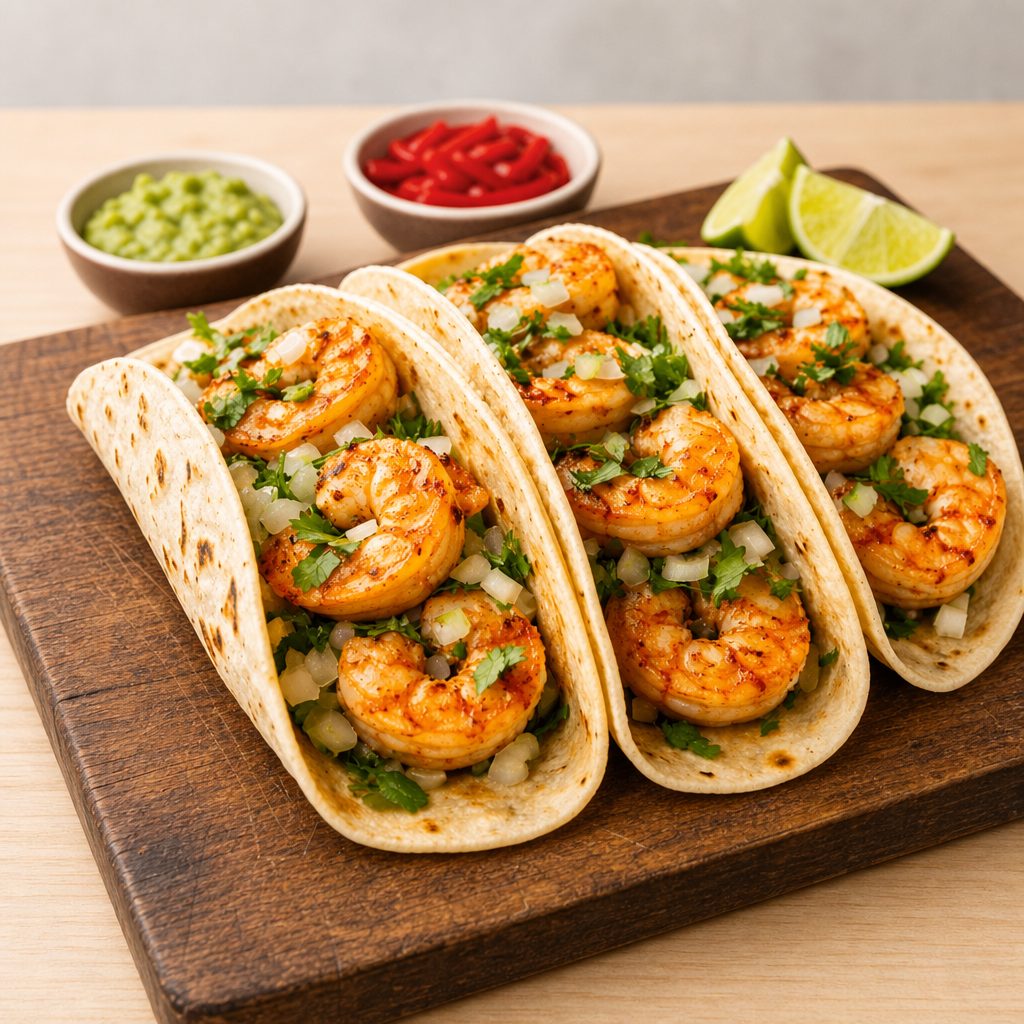 Camaron (Shrimp) Taco.