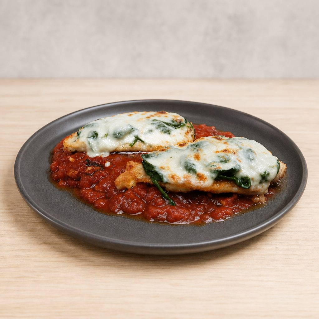 Chicken Florentine.