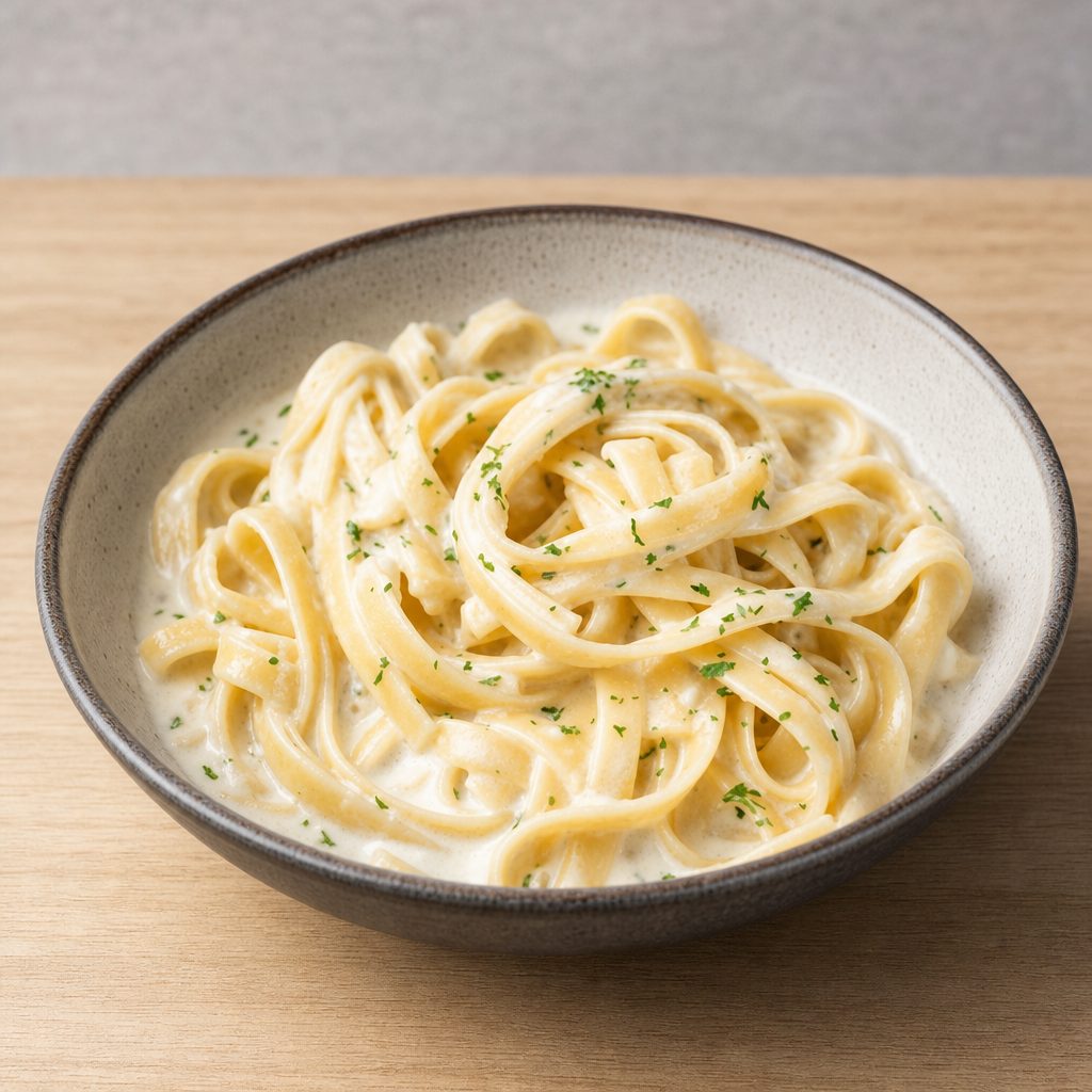 Fettuccine Alfredo.