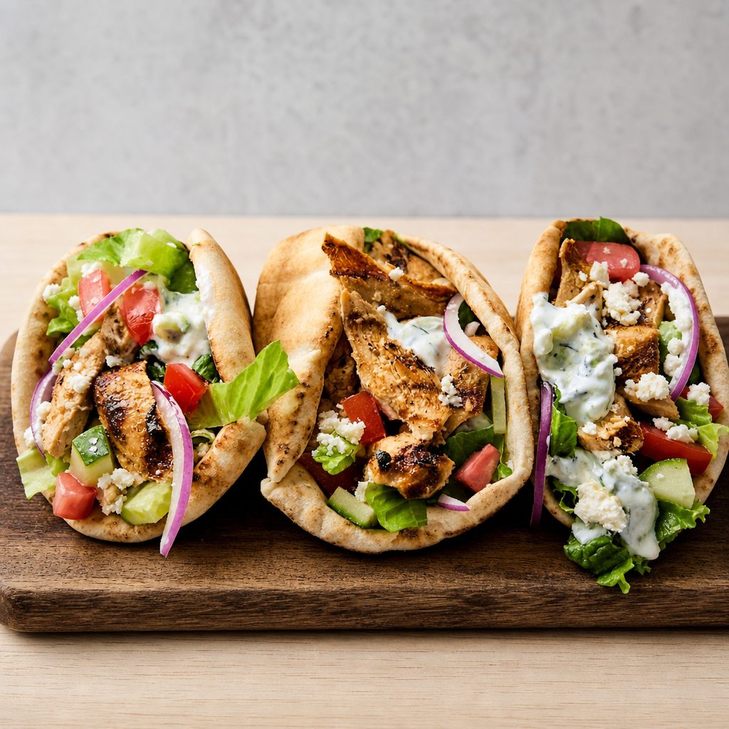 Chicken Gyro Sandwich.