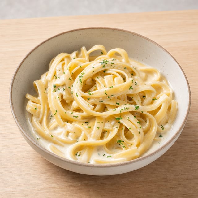 Kids Fettuccine Alfredo.