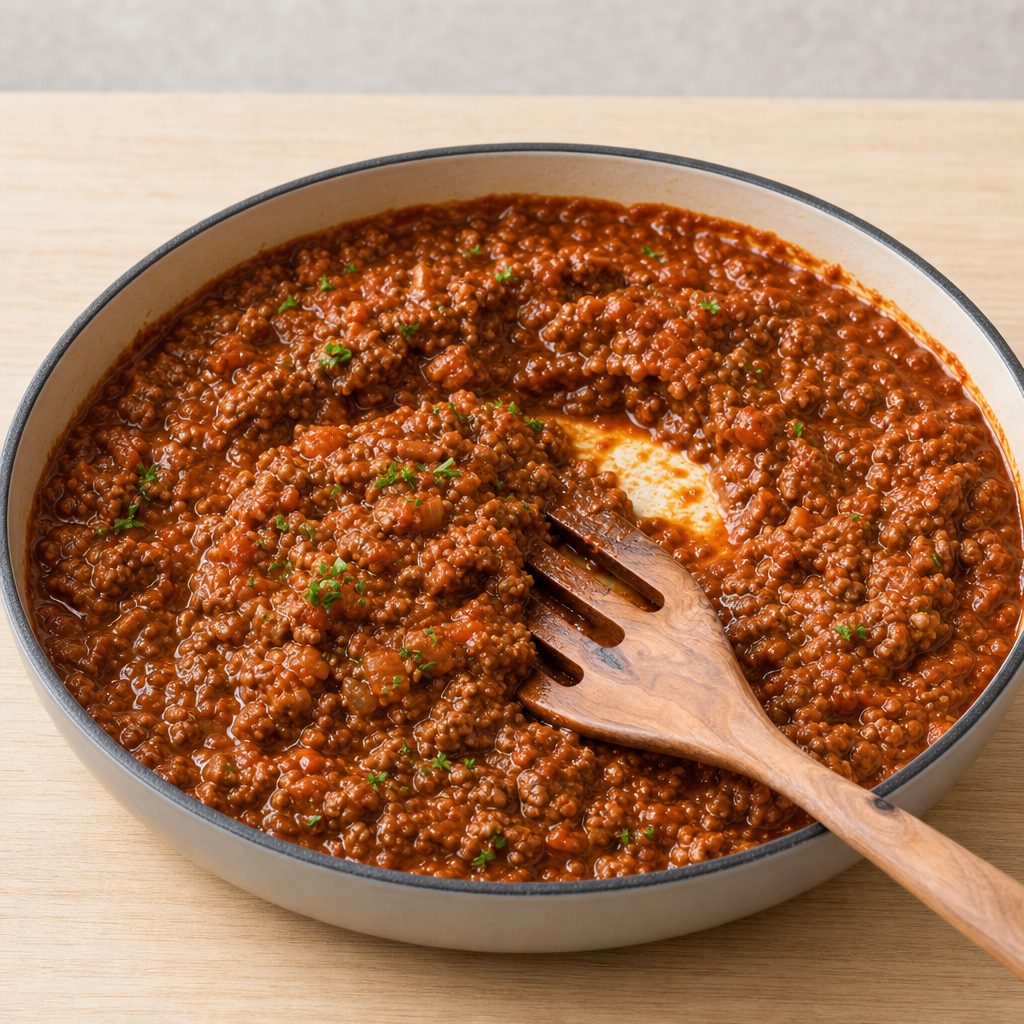 Meat Sauce.