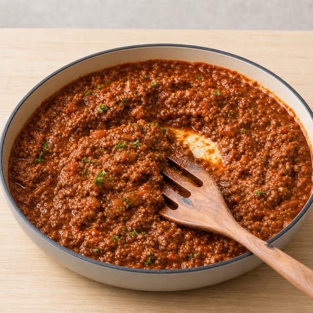 Meat Sauce.