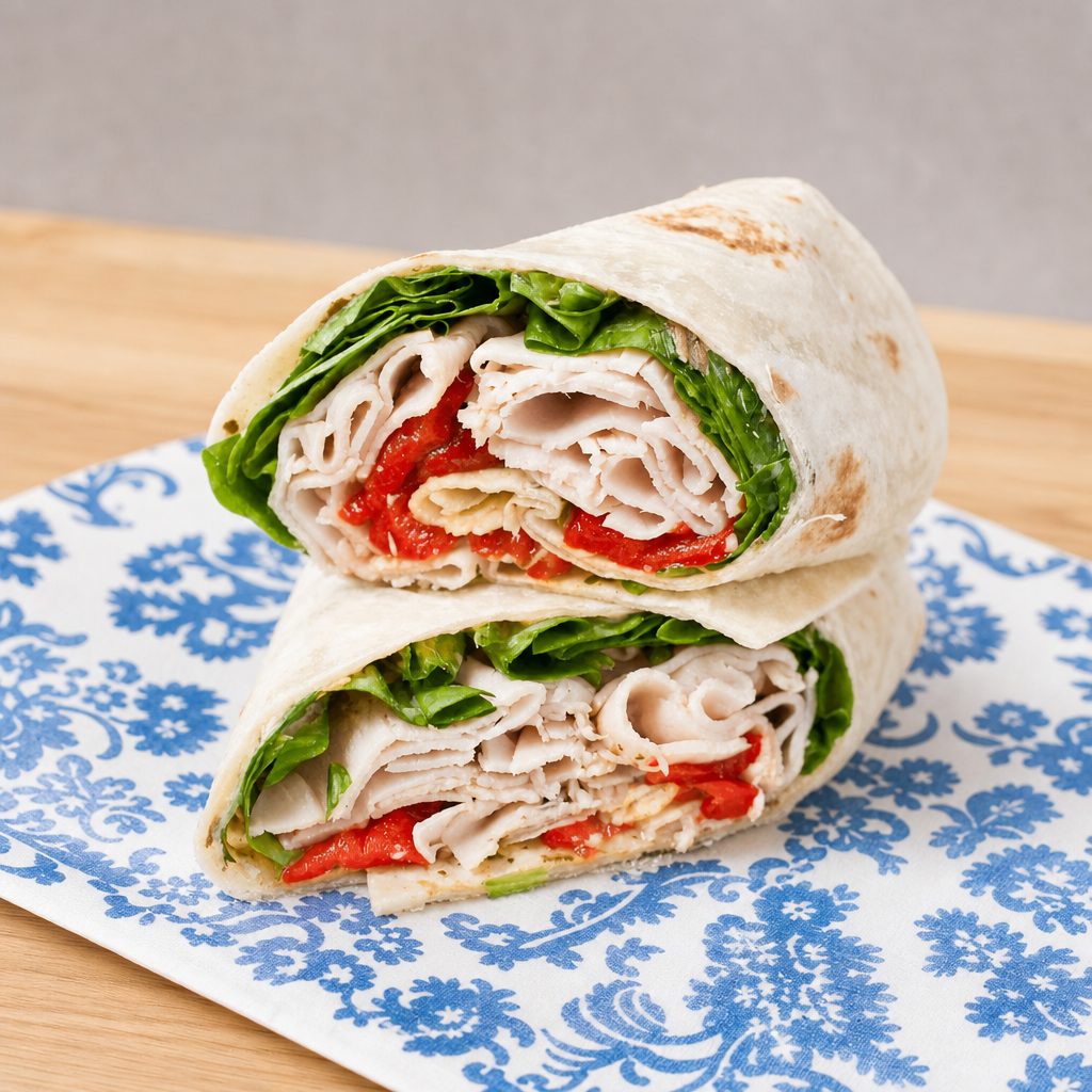 Turkey Sub Wrap.