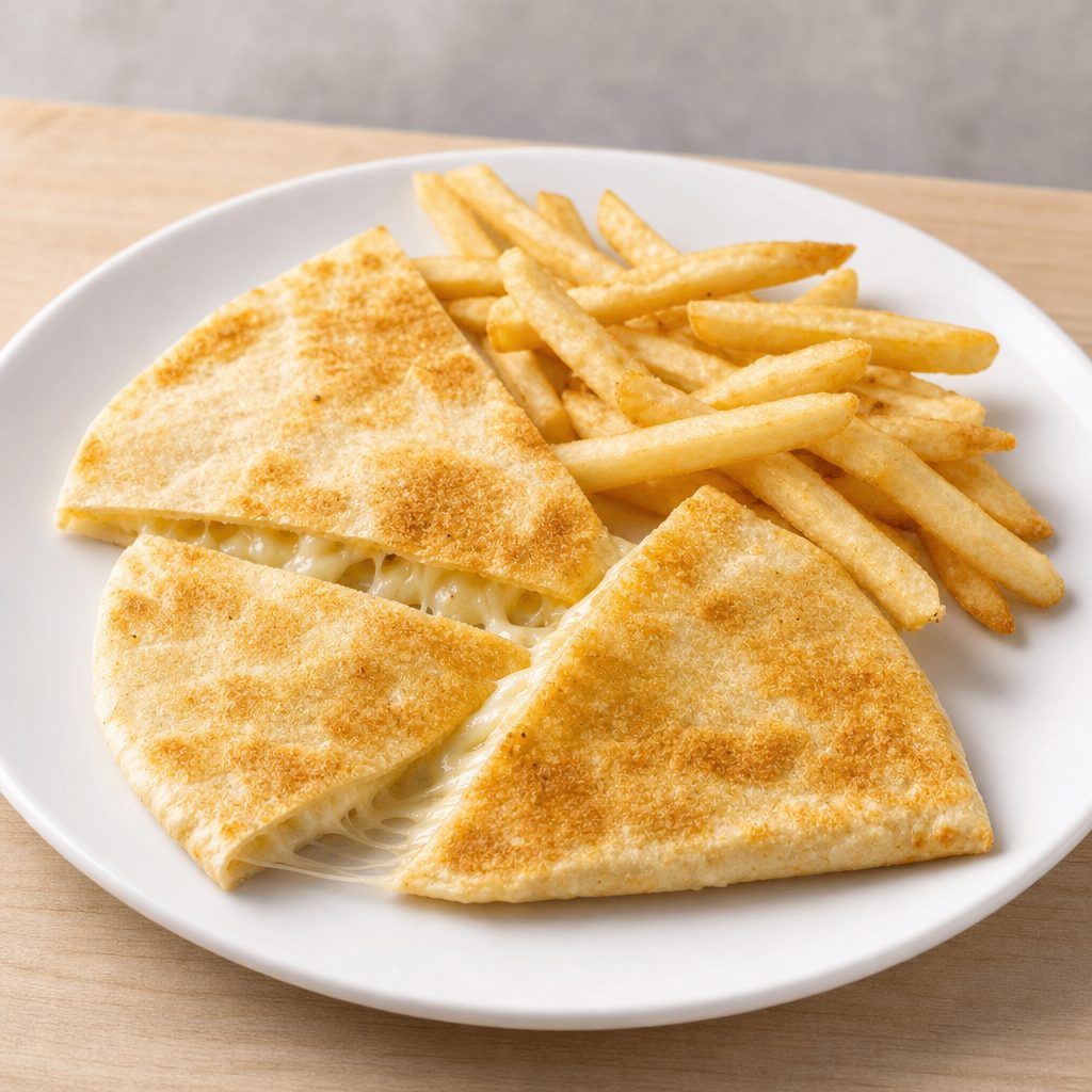 Kids Mini Quesadilla & Fries.