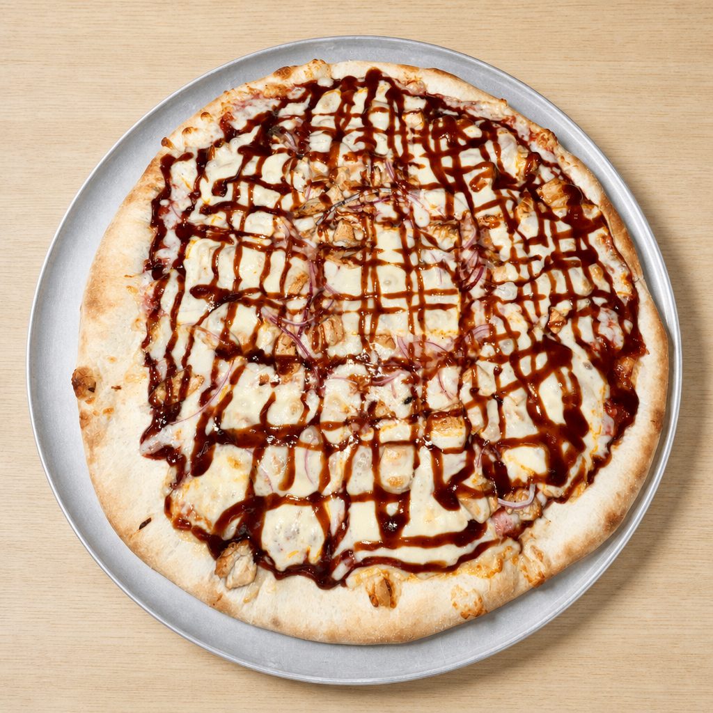 BBQ Chicken Pizza.