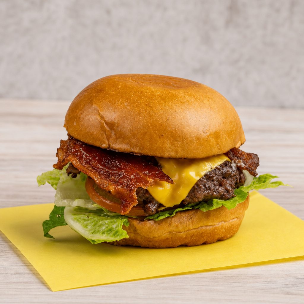 Bacon Cheese Burger.