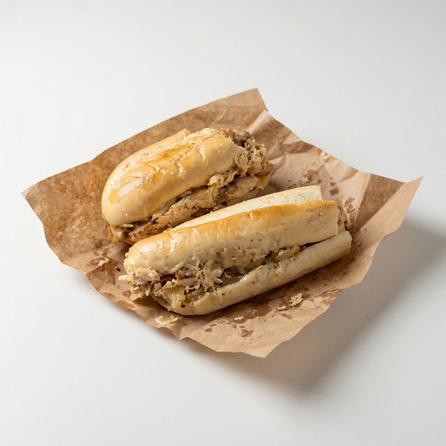 Chicken Cheesesteak Sub.